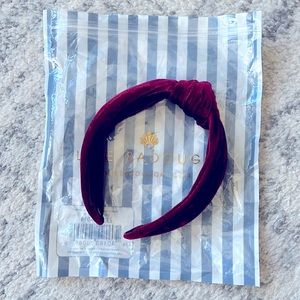 Lele Sadoughi Velvet Headband, OS